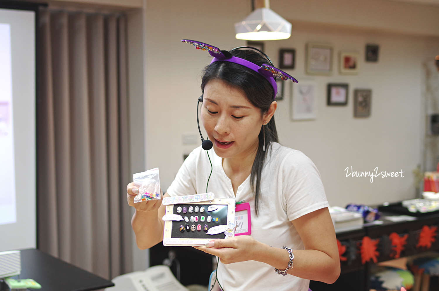 [台北。親子手作] 彩糖貝貝 bebe’ caramelo 親子珠寶美甲課程～小女孩變身美甲師，自己創作閃亮亮又華麗的日式光療美甲｜兒童珠寶手作 DIY｜粉絲報名折 100 元 @兔兒毛毛姊妹花