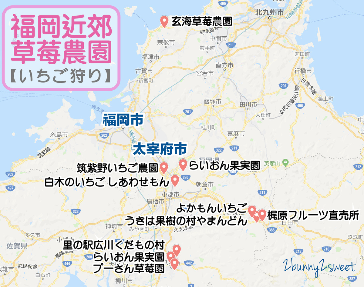 【九州採草莓推薦】白木農園：50分鐘吃到飽、多種日本草莓品種邊採邊吃超過癮 @兔兒毛毛姊妹花