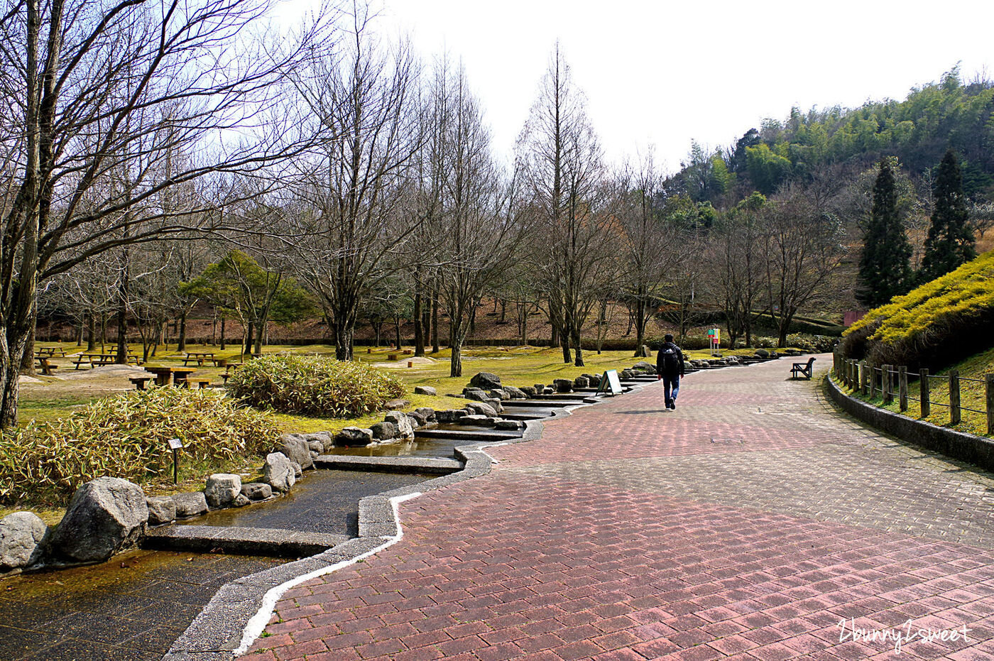 【夜須高原紀念之森】福岡親子景點推薦｜免費恐龍溜滑梯公園、戲水區、森林迷宮免費玩 @兔兒毛毛姊妹花