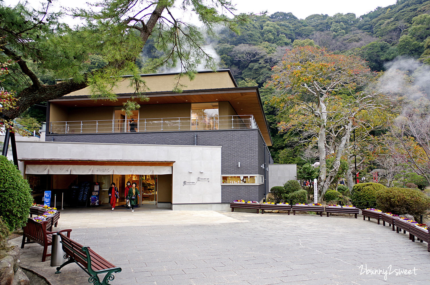【海地獄】九州別府地獄溫泉必訪景點～藍色溫泉池＋夢幻日式庭園旅遊攻略 @兔兒毛毛姊妹花