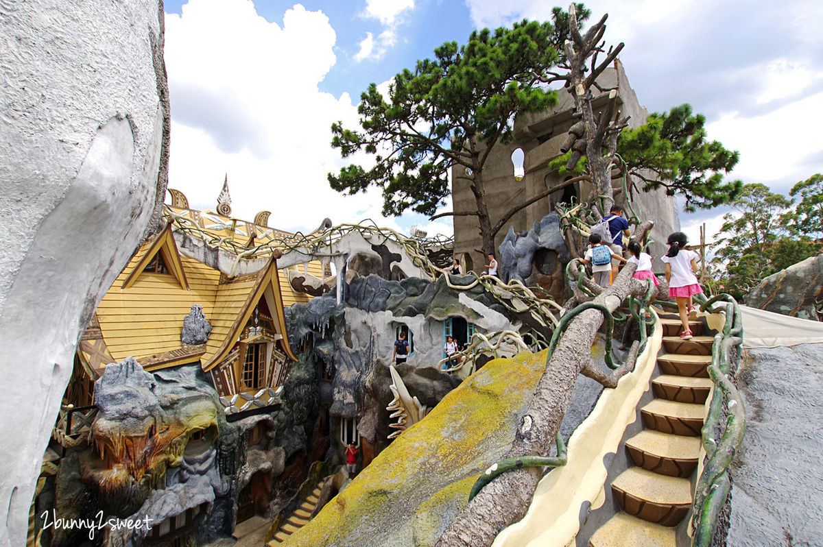 [越南｜大叻。親子景點] 瘋狂屋 Crazy House｜恆娥別墅 Hằng Nga guesthouse～彷彿童話又像夢境，融合大自然元素的「越南版高地建築」、「世界十大怪奇建築」竟然也是「一生必住一次的旅館」｜誠旺旅行社 愛越芽莊｜芽莊直航 @兔兒毛毛姊妹花