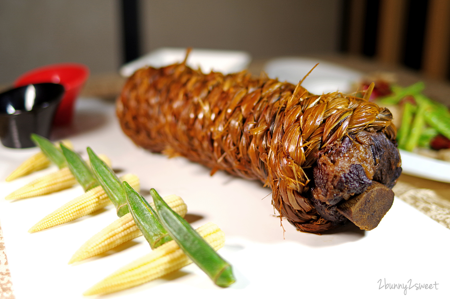 [台北。美食] 北投大地酒店 奇岩１號 川湘料理~麻辣鍋煮櫻桃鴨？稻梗繩綁牛小排？全新菜色『天府冒鴨鍋』、冠軍料理『稻香大地牛』～北投溫泉鄉最色香味俱全的冠軍主廚中餐廳｜捷運新北投站美食 @兔兒毛毛姊妹花