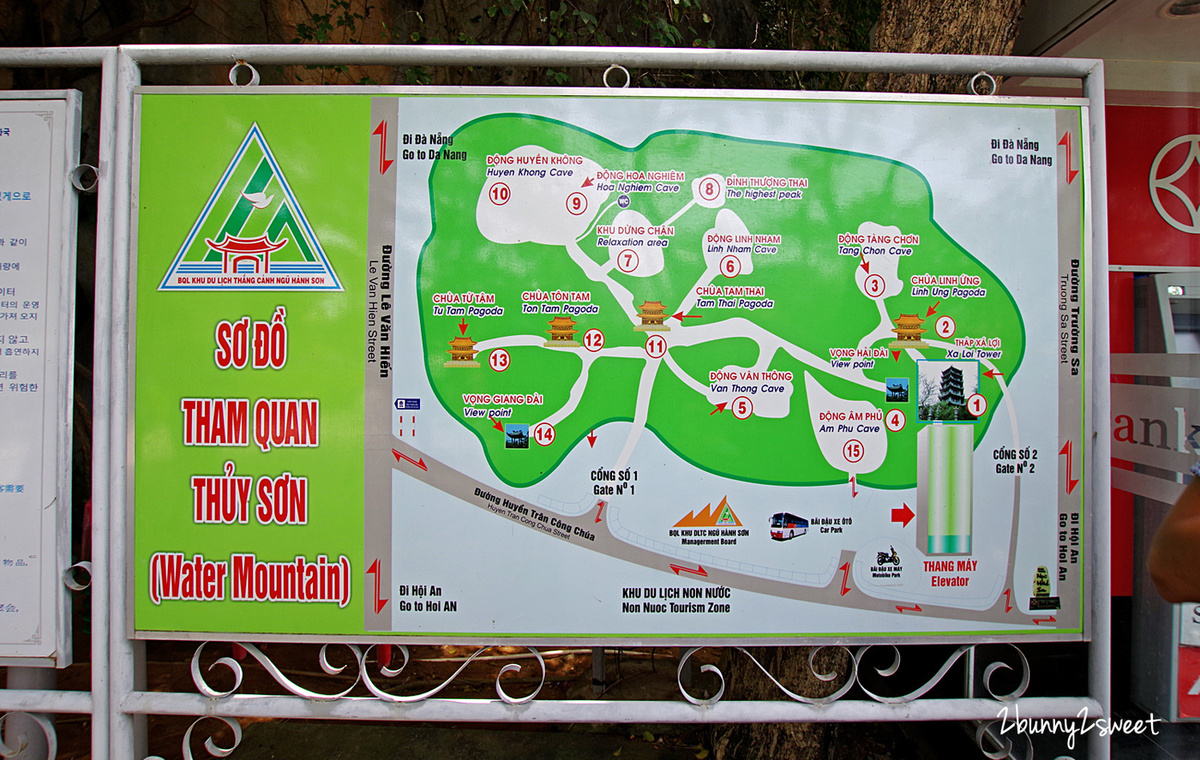 [越南｜峴港。景點] 五行山 Ngũ H&agrave;nh Sơn~大理石山裡藏著莊嚴佛寺、洞窟大佛、壯麗美景～峴港必遊 Marble Mountain｜中越旅遊｜Bamboo Airway 越竹航空｜峴港直航｜誠旺旅行社 愛越峴港 @兔兒毛毛姊妹花