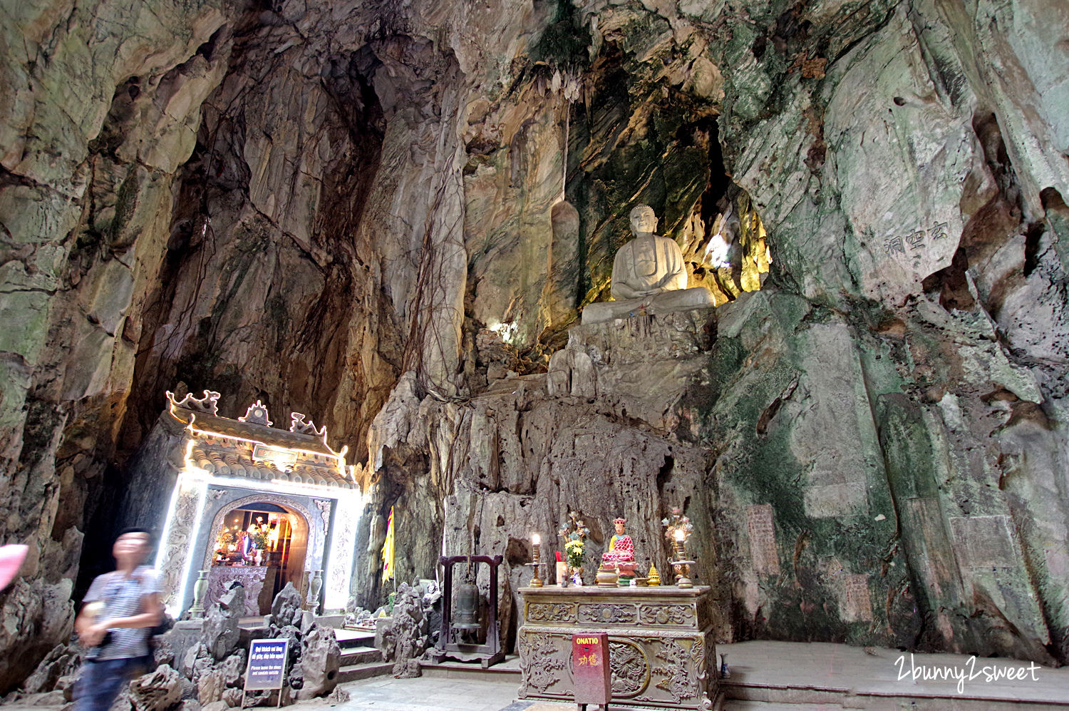 [越南｜峴港。景點] 五行山 Ngũ H&agrave;nh Sơn~大理石山裡藏著莊嚴佛寺、洞窟大佛、壯麗美景～峴港必遊 Marble Mountain｜中越旅遊｜Bamboo Airway 越竹航空｜峴港直航｜誠旺旅行社 愛越峴港 @兔兒毛毛姊妹花