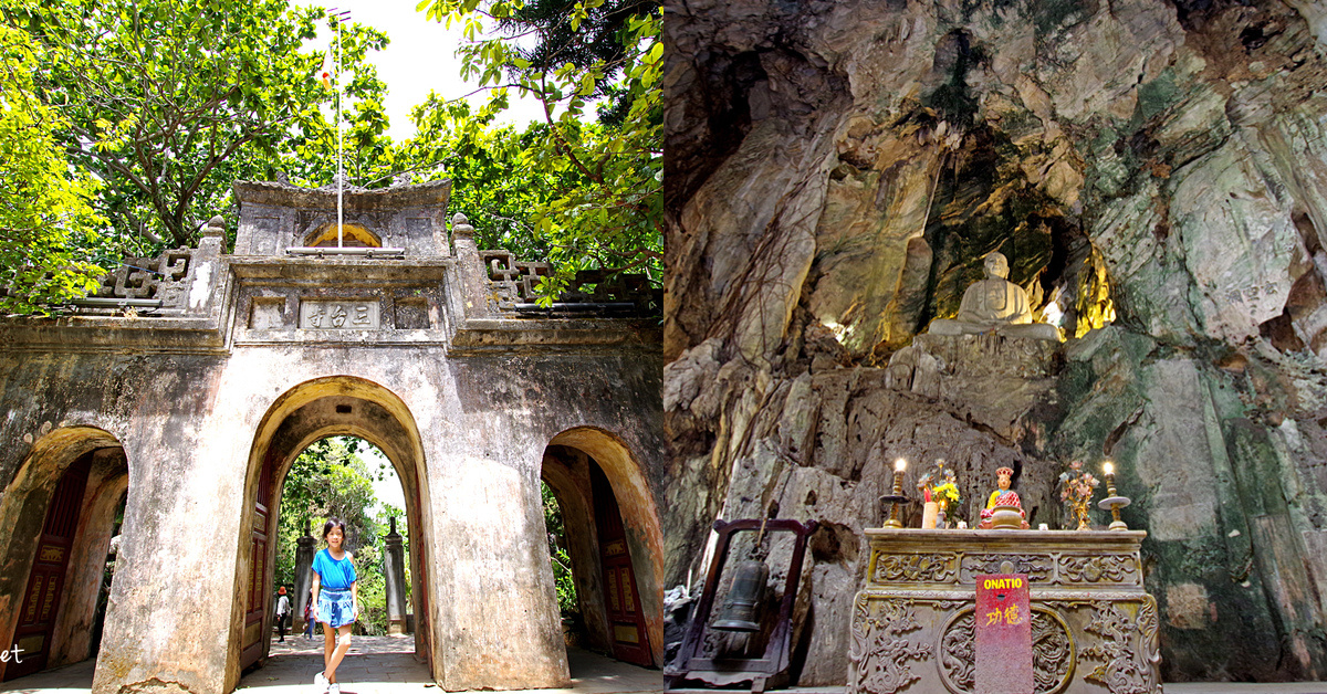 [越南｜峴港。景點] 五行山 Ngũ H&agrave;nh Sơn~大理石山裡藏著莊嚴佛寺、洞窟大佛、壯麗美景～峴港必遊 Marble Mountain｜中越旅遊｜Bamboo Airway 越竹航空｜峴港直航｜誠旺旅行社 愛越峴港 @兔兒毛毛姊妹花