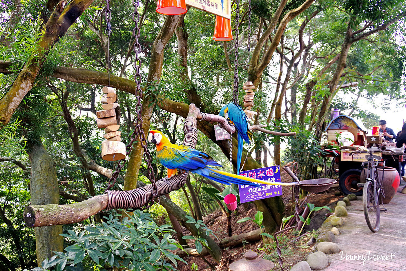 【星月天空景觀餐廳】南投夜景餐廳推薦！可餵草泥馬、親子遊樂設施、八卦山景觀餐廳攻略 @兔兒毛毛姊妹花