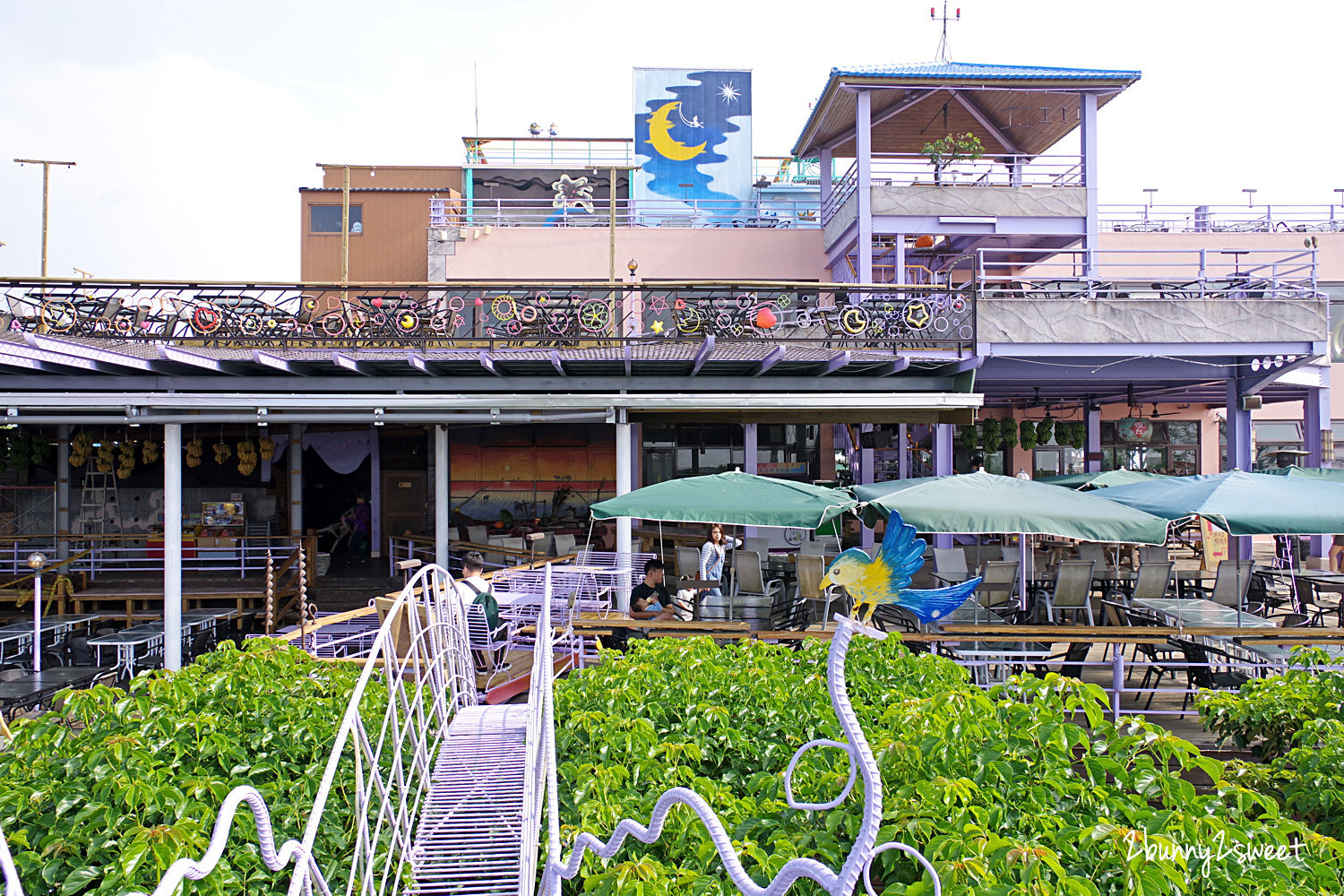 【星月天空景觀餐廳】南投夜景餐廳推薦！可餵草泥馬、親子遊樂設施、八卦山景觀餐廳攻略 @兔兒毛毛姊妹花