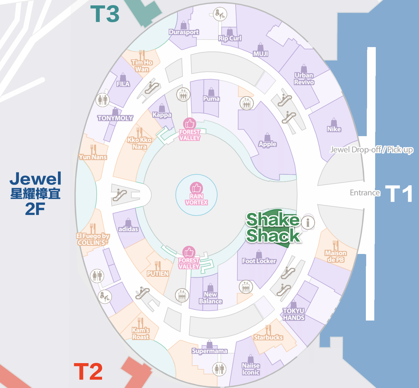 [新加坡｜樟宜。美食] 星耀樟宜必吃 Shake Shack Jewel Changi Airport~美國紐約最好吃漢堡在新加坡的唯一分店，獨家斑蘭奶昔超特別｜位置｜菜單｜限定餐點 @兔兒毛毛姊妹花