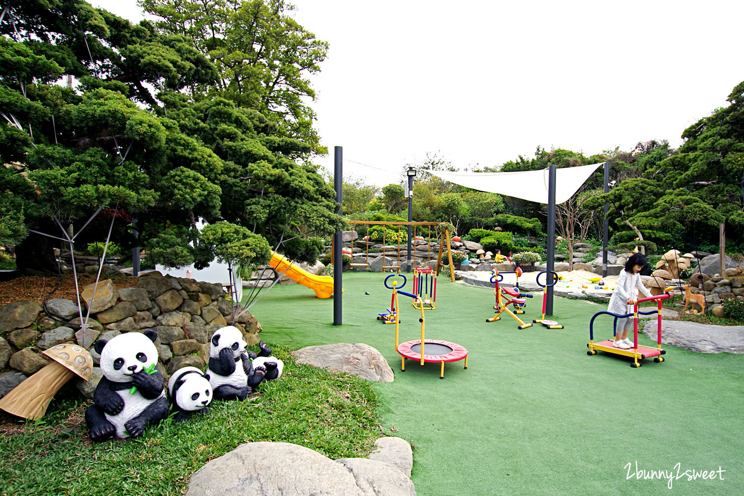 彰化親子餐廳》捌程小 8 親子 Cafe~適合拍照打卡又能順便遛小孩的園藝造景庭園咖啡 @兔兒毛毛姊妹花