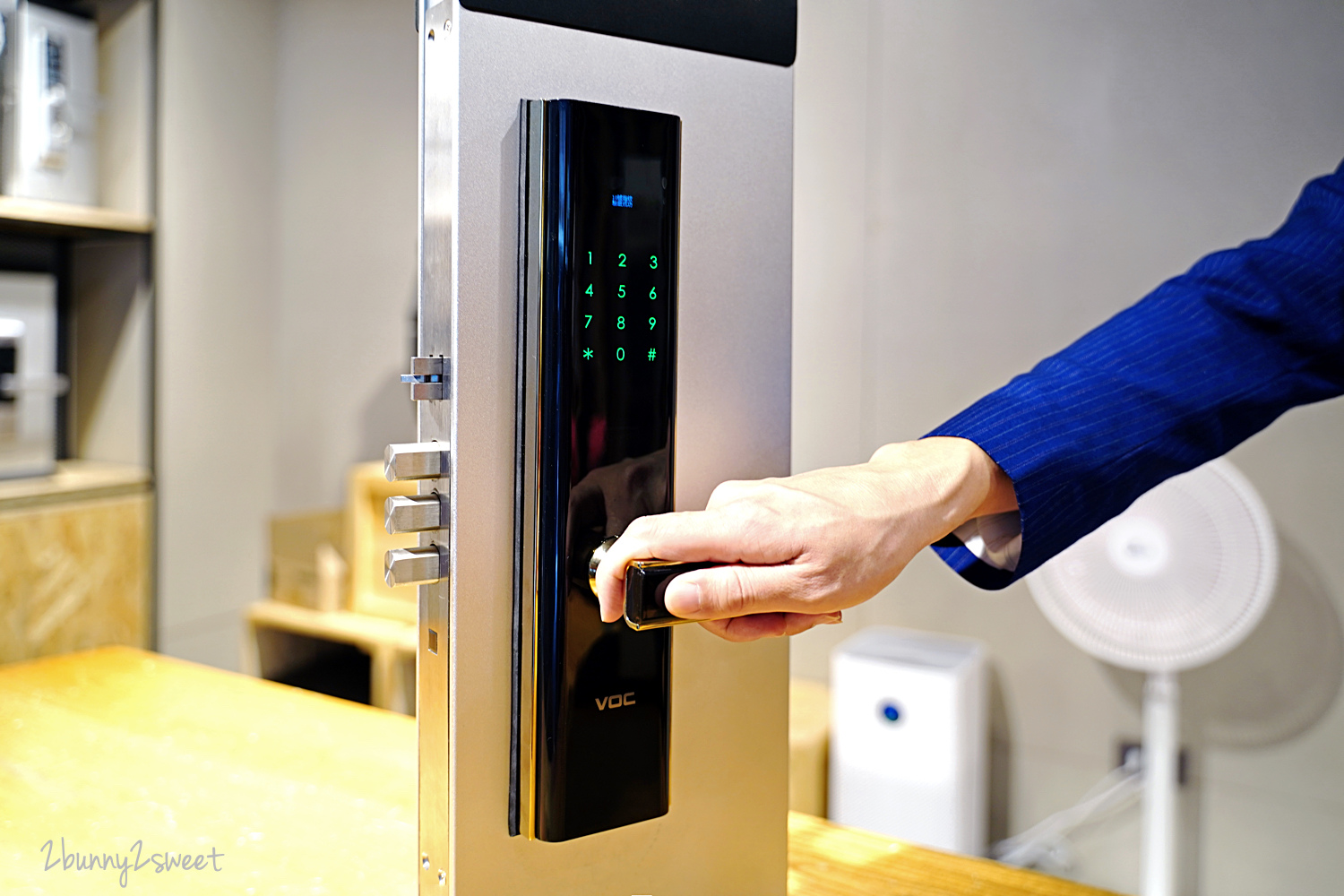 電子鎖推薦》電子鎖、指紋鎖怎麼選？來『電子鎖聯合體驗館』一次試用比較多個廠牌電子鎖｜Yale、VOC、samsung、美樂…購買電子鎖你需要知道的事 @兔兒毛毛姊妹花