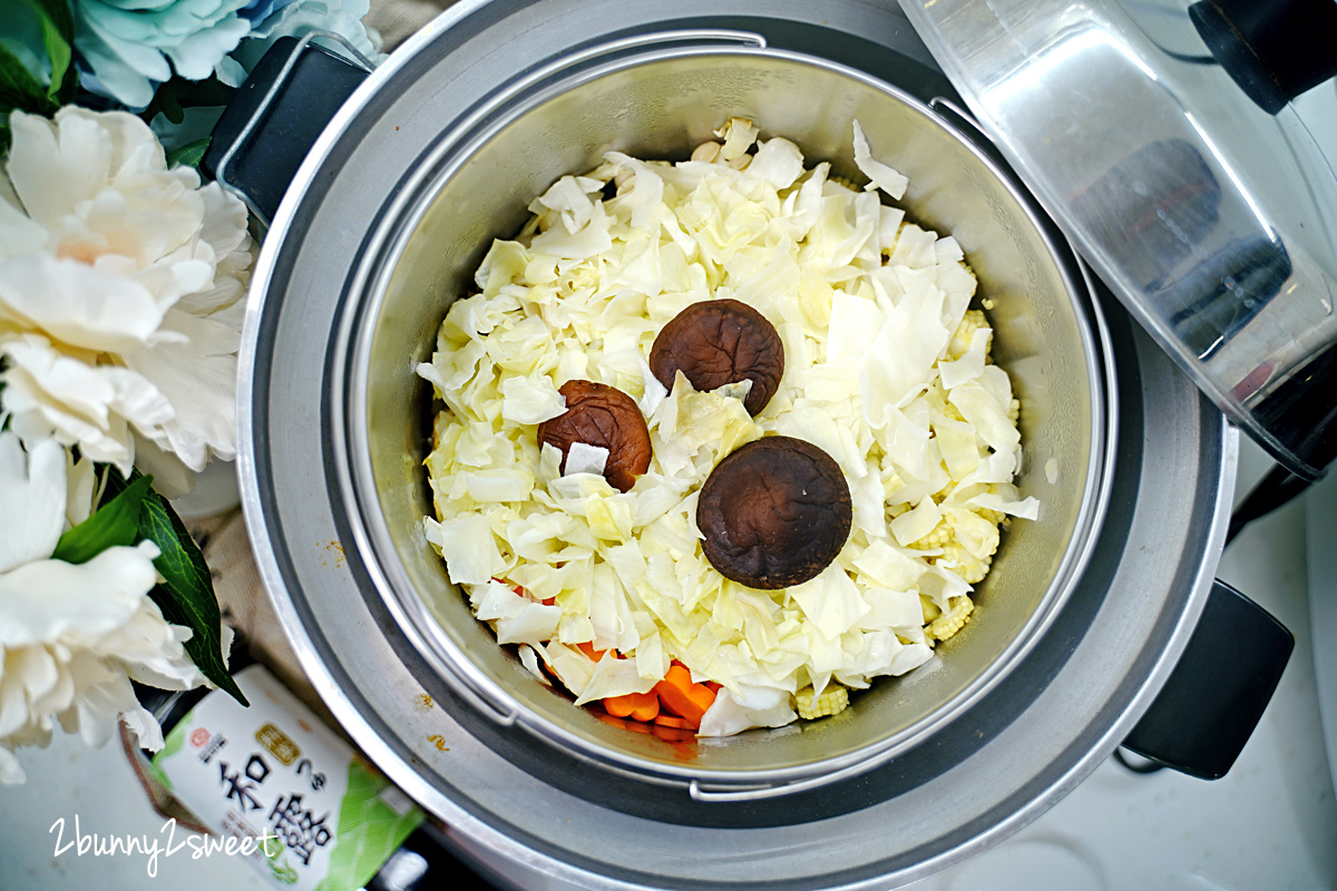 電鍋食譜》日式野菇雞肉炊飯～超簡單、零失敗，用電鍋一鍋到底做出營養均衡的美味炊飯｜電鍋懶人料理 @兔兒毛毛姊妹花