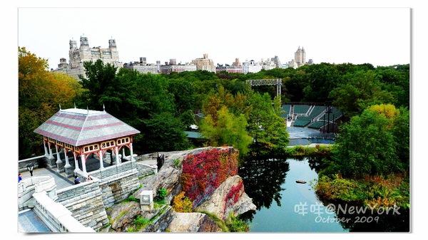 [2009 NewYork] 中央公園(Central Park)裡有座城堡 @兔兒毛毛姊妹花