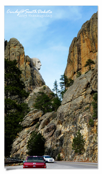 [2009 South Dakota] 感恩狂飆之旅(六)~仰望。總統山 @兔兒毛毛姊妹花