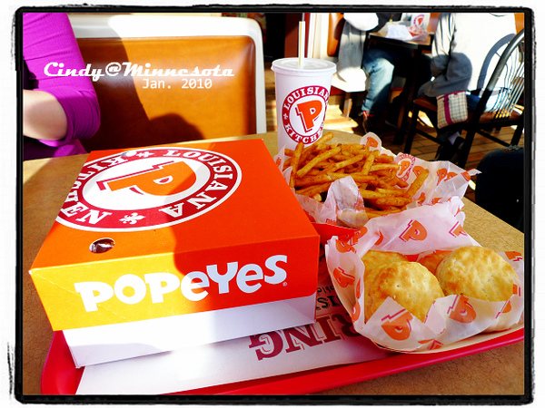 [EAT@TwinCity] 這不是肯德基!!這是更好吃的 Popeyes 炸雞~ @兔兒毛毛姊妹花