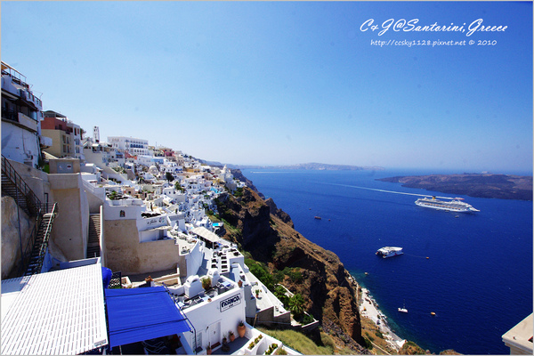 [2010 Greece] 。第二十五章。費拉屋頂上的守護者 @兔兒毛毛姊妹花