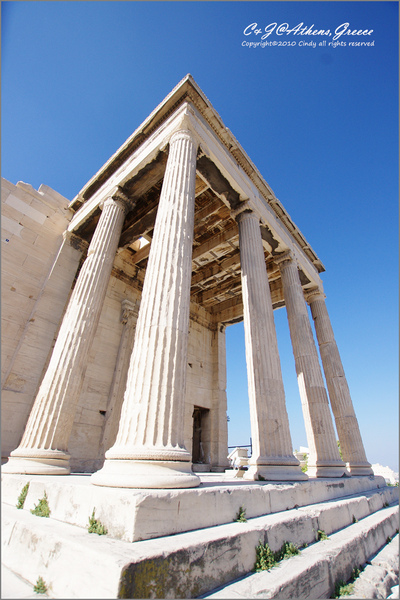 [2010 Greece] 。第一章。 登上衛城之丘，仰望千年神殿 @兔兒毛毛姊妹花