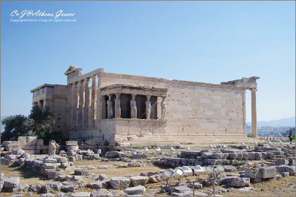 [2010 Greece] 。第一章。 登上衛城之丘，仰望千年神殿 @兔兒毛毛姊妹花