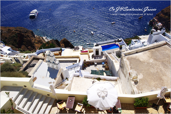 [2010 Greece] 。第二十五章。費拉屋頂上的守護者 @兔兒毛毛姊妹花