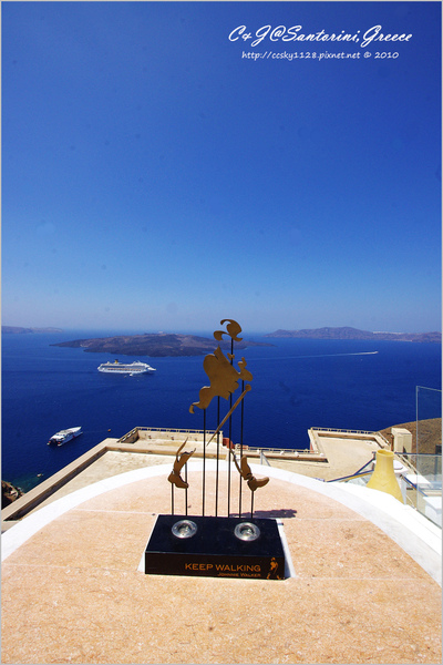 [2010 Greece] 。第二十五章。費拉屋頂上的守護者 @兔兒毛毛姊妹花